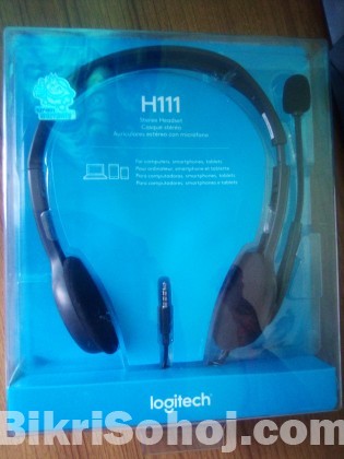 Logitech H111 STEREO Headset (One port)